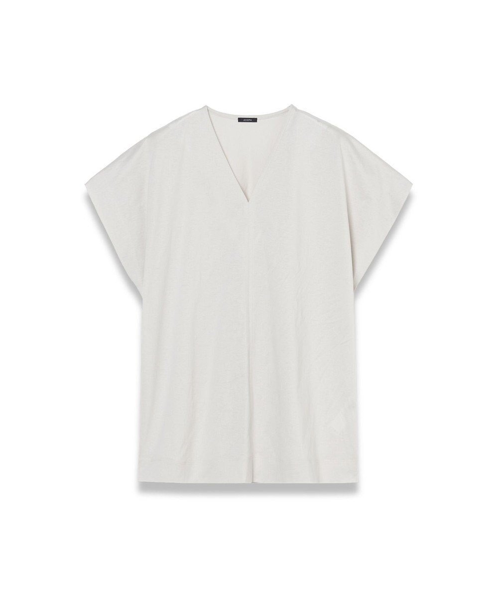 【ジョゼフ/JOSEPH】の【WEB OUTLET限定・洗える】シアーコットンジャージー ブラウス 人気、トレンドファッション・服の通販 founy(ファニー) 　ファッション　Fashion　レディースファッション　Fashion for Women　トップス・カットソー　Cut & Sew Tops　シャツ・ブラウス・オフィスカジュアル　Elegant Blouses & Button-Ups　アウトレット　Outlet / Clearance　フロント　Front, Front Design　夏　Summer　春　Spring　S/S・春夏　SS, Spring/Summer, Warm Season　洗える　Machine Washable　 other-1|ID: prp329100004850419 ipo3291000000035546001