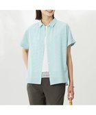 【ジェイ プレス/J.PRESS】の【洗える】SHEER ギンガム シャツ ブラウス オフ×アクアグリーン系|ID: prp329100004850421 ipo3291000000035546023