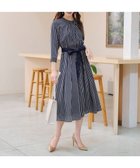 【ティアクラッセ/Tiaclasse】の2WAYバンドカラーストライプリボンワンピース ネイビー|ID: prp329100004850429 ipo3291000000035627234