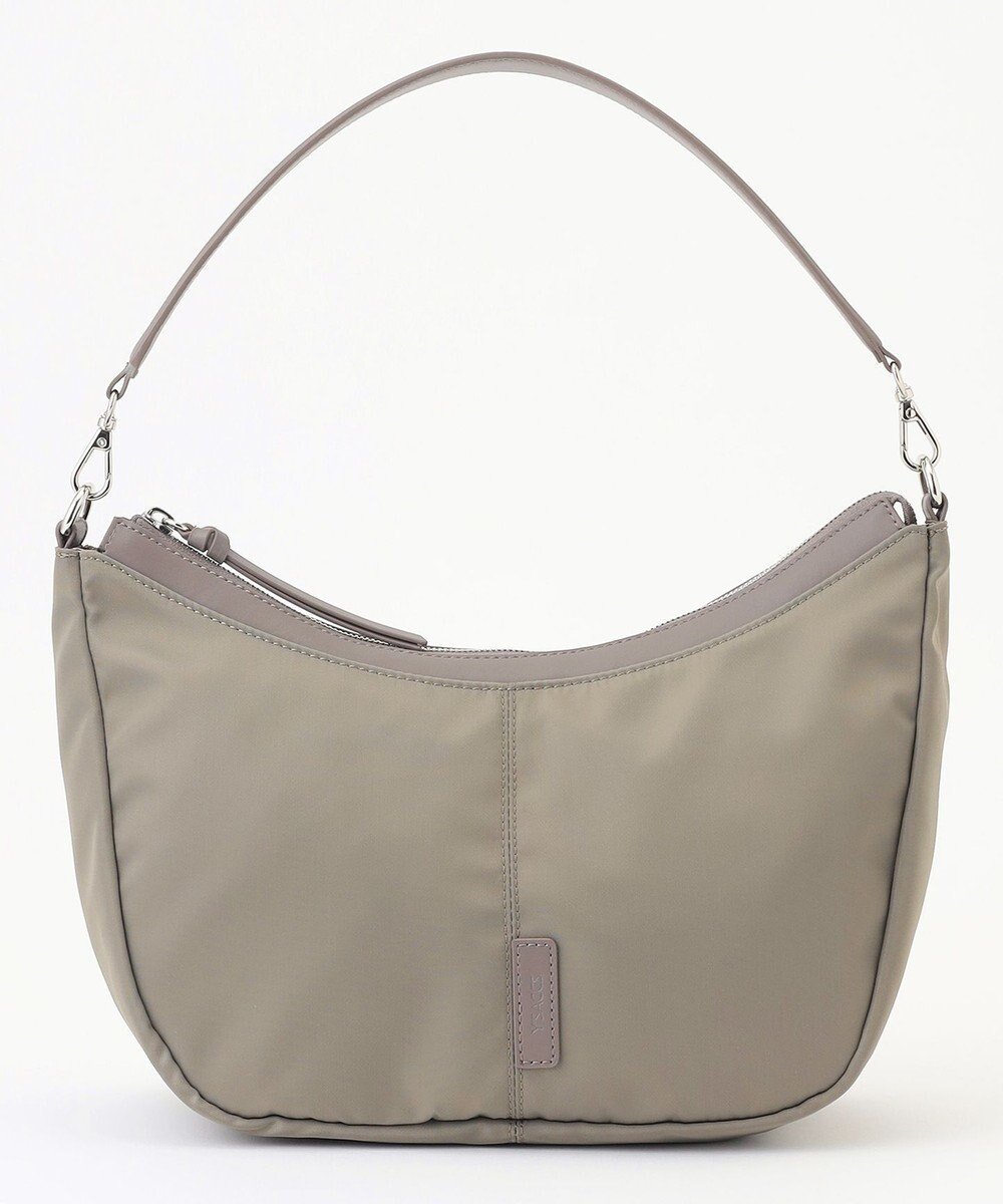 【イザック/Y'SACCS】のツイルナイロン カーブショルダー Sサイズ インテリア・キッズ・メンズ・レディースファッション・服の通販 founy(ファニー) 　ファッション　Fashion　レディースファッション　Fashion for Women　ショルダー　Shoulder, Shoulder Strap　シンプル　Simple, Minimal　スマート　Smart, Elegant　財布　Wallet, Purse　ポケット　Pocket, Pocket Detail　旅行　Travel　グレージュ|ID: prp329100004850447 ipo3291000000036255828