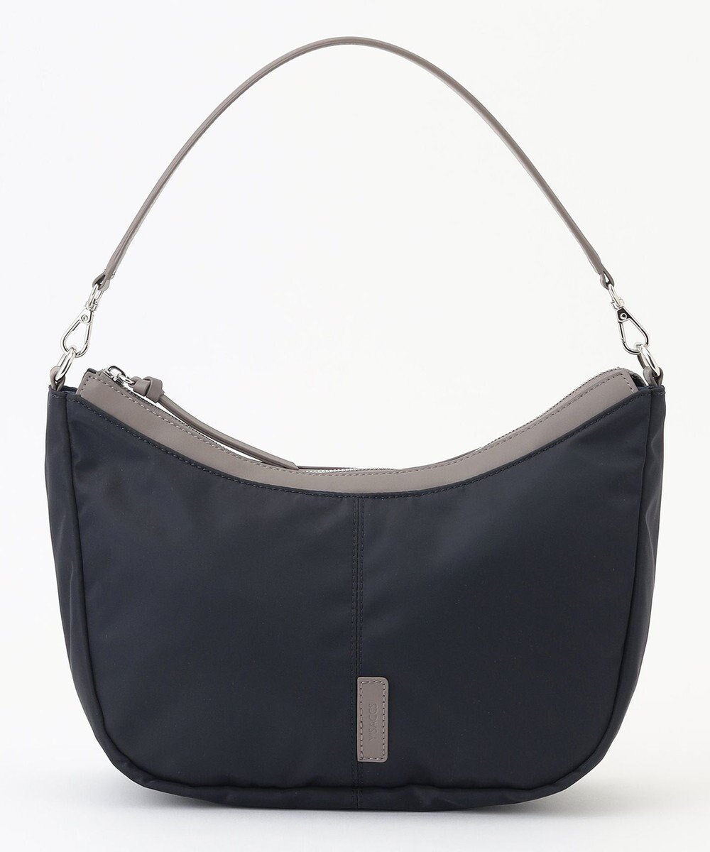 【イザック/Y'SACCS】のツイルナイロン カーブショルダー Sサイズ インテリア・キッズ・メンズ・レディースファッション・服の通販 founy(ファニー) 　ファッション　Fashion　レディースファッション　Fashion for Women　ショルダー　Shoulder, Shoulder Strap　シンプル　Simple, Minimal　スマート　Smart, Elegant　財布　Wallet, Purse　ポケット　Pocket, Pocket Detail　旅行　Travel　ネイビー|ID: prp329100004850447 ipo3291000000036255829