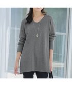 【ティアクラッセ/Tiaclasse】の【洗える】カシミヤ混ニットチュニック 人気、トレンドファッション・服の通販 founy(ファニー) ファッション Fashion レディースファッション Fashion for Women トップス・カットソー Cut & Sew Tops ニット Knit Tops & Sweaters アクセサリー Fashion Accessories ウォッシャブル Machine Washable 春 Spring 洗える Machine Washable 秋 Autumn シューズ Shoes, Footwear シンプル Simple, Minimal ストレート Straight, Straight Cut セーター Sweater, Knitwear チュニック Tunic, Long Top ベーシック Basic, Essential ポケット Pocket, Pocket Detail 無地 Plain, Solid Color ロング Long, Long-Length 冬 Winter / This Winter A/W・秋冬 Autumn/Winter 再入荷 Restock / Back in Stock エレガント 上品 Elegant 新作・新入荷 New Arrivals / New In thumbnail グレー|ID: prp329100004850461 ipo3291000000036152524