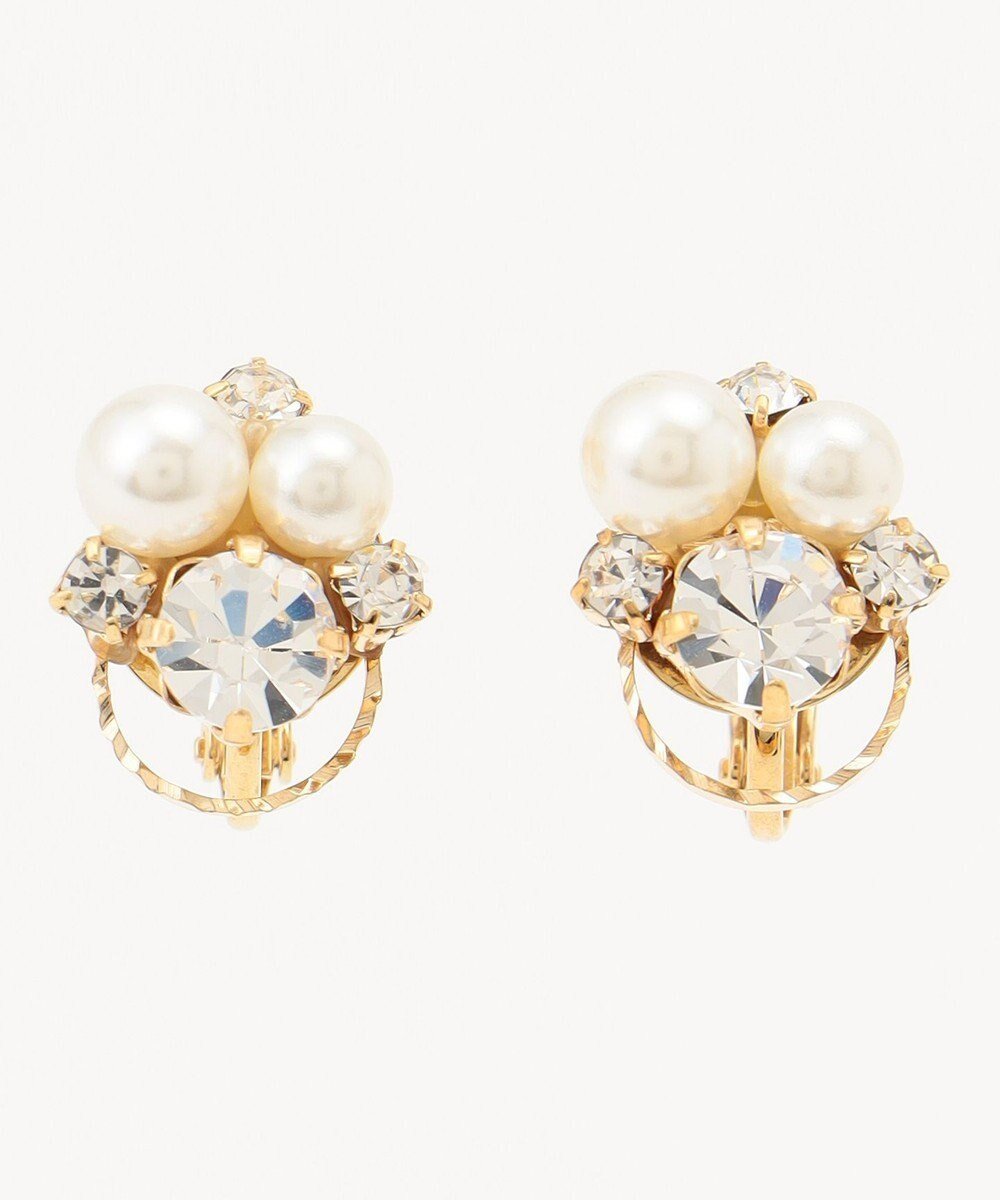 【エニィ スィス/any SiS】のパール調ストーンサークル イヤリング インテリア・キッズ・メンズ・レディースファッション・服の通販 founy(ファニー) 　ファッション　Fashion　レディースファッション　Fashion for Women　ジュエリー　Jewelry　ファッションリング　Fashion Rings　イヤリング・フープ・ドロップタイプ　Hoop, Drop & Clip Earrings　アクセサリー　Fashion Accessories　イヤリング　Earrings　サークル　Circle, Round Design　ストーン　Stone, Gem-Like　パール　Pearl, Pearl Accent　ビジュー　Bijou, Jewel-like Accent　フープ　Hoop, Hoop Earrings　ミックス　Mix, Mixed Style　メタル　Metal, Metal Parts　新作・新入荷　New Arrivals / New In　キスカ|ID: prp329100004850500 ipo3291000000035547559