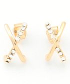 【エニー/ANY】の【WEB限定】クロスフープピアス(両耳用) 人気、トレンドファッション・服の通販 founy(ファニー) ファッション Fashion レディースファッション Fashion for Women おすすめ Recommended / Our Picks アクセサリー Fashion Accessories ギフト プレゼント Gift / Present シンプル Simple, Minimal セレモニー Ceremony 再入荷 Restock / Back in Stock thumbnail ライトゴールド|ID: prp329100004850504 ipo3291000000036326902