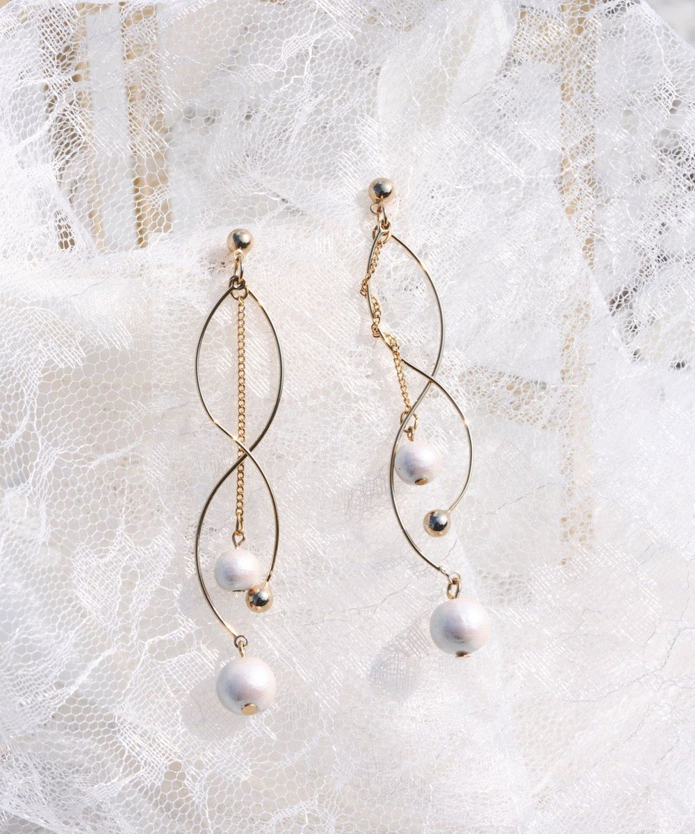 【ティアクラッセ/Tiaclasse】の【安田美沙子さん着用】ウェーブパールピアス インテリア・キッズ・メンズ・レディースファッション・服の通販 founy(ファニー) ファッション Fashion レディースファッション Fashion for Women アクセサリー Fashion Accessories 春 Spring 秋 Autumn カーディガン Cardigan, Knitwear シューズ Shoes, Footwear チェーン Chain, Chain Strap チュニック Tunic, Long Top パール Pearl, Pearl Accent ワーク Workwear, Utility Style 冬 Winter / This Winter 再入荷 Restock / Back in Stock おすすめ Recommended / Our Picks 夏 Summer エレガント 上品 Elegant 新作・新入荷 New Arrivals / New In ゴールド|ID: prp329100004850520 ipo3291000000035628986