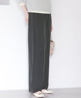 【23区/NIJYUSANKU】 【SLOW/一部店舗限定】キュプラフィブリルクロス サイドライン ワイドパンツ人気、トレンドファッション・服の通販 founy(ファニー) ファッション Fashion レディースファッション Fashion for Women パンツ Pants & Trousers ヴィンテージ Vintage Style 春 Spring キャミ Camisole, Cami Top キュプラ Cupro, Eco Fabric ギャザー Gathered, Ruffled シンプル Simple, Minimal ピーチ Peach, Soft Touch フロント Front, Front Design マニッシュ Mannish, Boyish リラックス Relax, Relaxed Fit ワイド Wide, Wide Fit S/S・春夏 SS, Spring/Summer, Warm Season 夏 Summer 2025年 2025 2025春夏・S/S Spring/Summer 2025 SS25 |ID:prp329100004850525