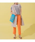 【アンフィーロ 自由区/UNFILO】のカラー テーパードパンツ オレンジ|ID: prp329100004850536 ipo3291000000035548360