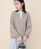【アメリカンホリック/AMERICAN HOLIC】のワッフルライクニットプルオーバー Gray Beige|ID: prp329100004850542 ipo3291000000035548396