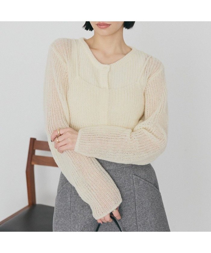 【アメリカンホリック/AMERICAN HOLIC】の甘編みキャミカーディガンセット インテリア・キッズ・メンズ・レディースファッション・服の通販 founy(ファニー) https://founy.com/ ファッション Fashion レディースファッション Fashion for Women トップス・カットソー Cut & Sew Tops カーディガン・羽織り Layered Style Cardigans キャミソール&ノースリーブ Camisoles & Sleeveless Tops おすすめ Recommended / Our Picks アメリカン American Style カーディガン Cardigan, Knitwear キャミソール Camisole, Spaghetti Strap Top コンパクト Compact, Small Size スタイリッシュ Stylish, Fashionable スラックス Slacks, Dress Pants バランス Balance, Style Balance 夏 Summer 春 Spring S/S・春夏 SS, Spring/Summer, Warm Season |ID: prp329100004850543 ipo3291000000035629328