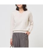 【ジェイ プレス/J.PRESS】のHIGH GAUGE BASIC Vネック ニット ライトベージュ系|ID: prp329100004850549 ipo3291000000035548423