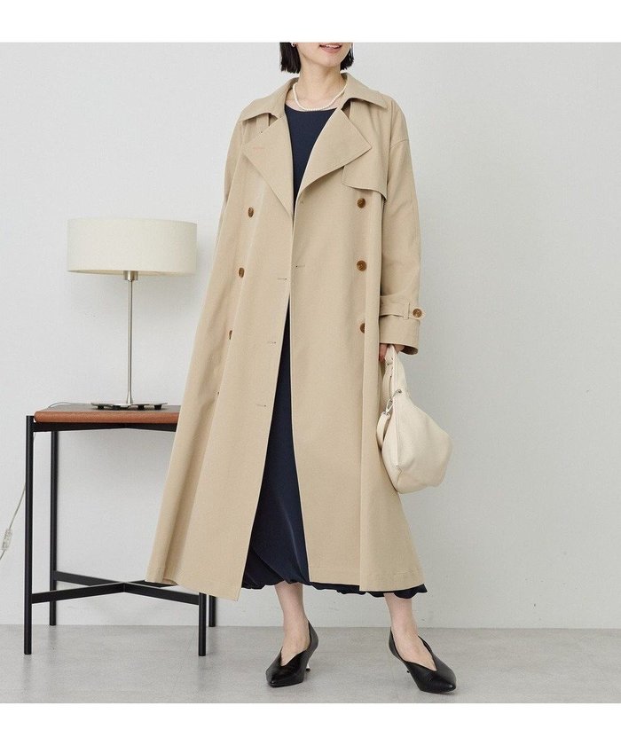 【アメリカンホリック/AMERICAN HOLIC】の【先行予約】【花粉防止】ロングトレンチコート インテリア・キッズ・メンズ・レディースファッション・服の通販 founy(ファニー) https://founy.com/ ファッション Fashion レディースファッション Fashion for Women アウター Coat / Outerwear Collection コート・ロングコート・ピーコート Long Coats, Peacoats & More レディースジャケット・軽アウター Jackets トレンチコート / 春秋の定番アウター Trench Coats 春 Spring ジャケット Jacket, Outerwear ポケット Pocket, Pocket Detail ロング Long, Long-Length S/S・春夏 SS, Spring/Summer, Warm Season おすすめ Recommended / Our Picks 夏 Summer |ID: prp329100004850555 ipo3291000000035548442