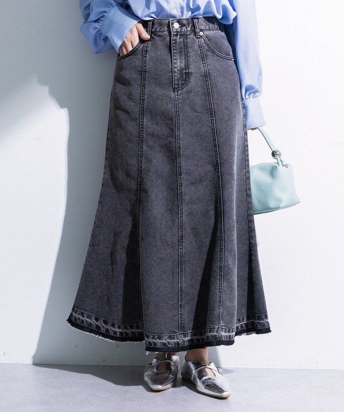 【グリーンパークス/Green Parks】のイージーデニムマーメイドスカート インテリア・キッズ・メンズ・レディースファッション・服の通販 founy(ファニー) https://founy.com/ ファッション Fashion レディースファッション Fashion for Women スカート Skirts ストレッチ Stretch, Stretchy Fabric デニム Denim, Jeans Material フェミニン Feminine, Girly ポケット Pocket, Pocket Detail マーメイド Mermaid, Fishtail Silhouette 夏 Summer 春 Spring S/S・春夏 SS, Spring/Summer, Warm Season |ID: prp329100004850557 ipo3291000000035629378