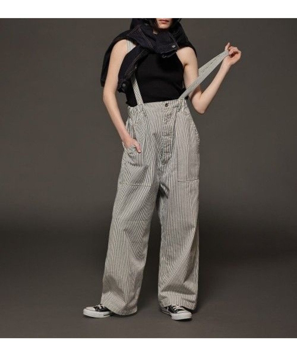 【リノ/LENO】のSALOPETTES サロペット インテリア・キッズ・メンズ・レディースファッション・服の通販 founy(ファニー) 　ファッション　Fashion　レディースファッション　Fashion for Women　ワンピース　Dresses　オールインワン・ワンピース　Dresses and Jumpsuits　サロペット&オールインワン　Dungarees & Jumpsuit Styles　ギャザー　Gathered, Ruffled　サロペット　Overalls, Salopette　ジャケット　Jacket, Outerwear　スラックス　Slacks, Dress Pants　セットアップ　Set-Up, Coordinated Outfit　デニム　Denim, Jeans Material　バランス　Balance, Style Balance　ラップ　Wrap, Wrap Design　リラックス　Relax, Relaxed Fit　A/W・秋冬　Autumn/Winter　S/S・春夏　SS, Spring/Summer, Warm Season　おすすめ　Recommended / Our Picks　夏　Summer　WHITE STRIPE|ID: prp329100004850560 ipo3291000000035548461