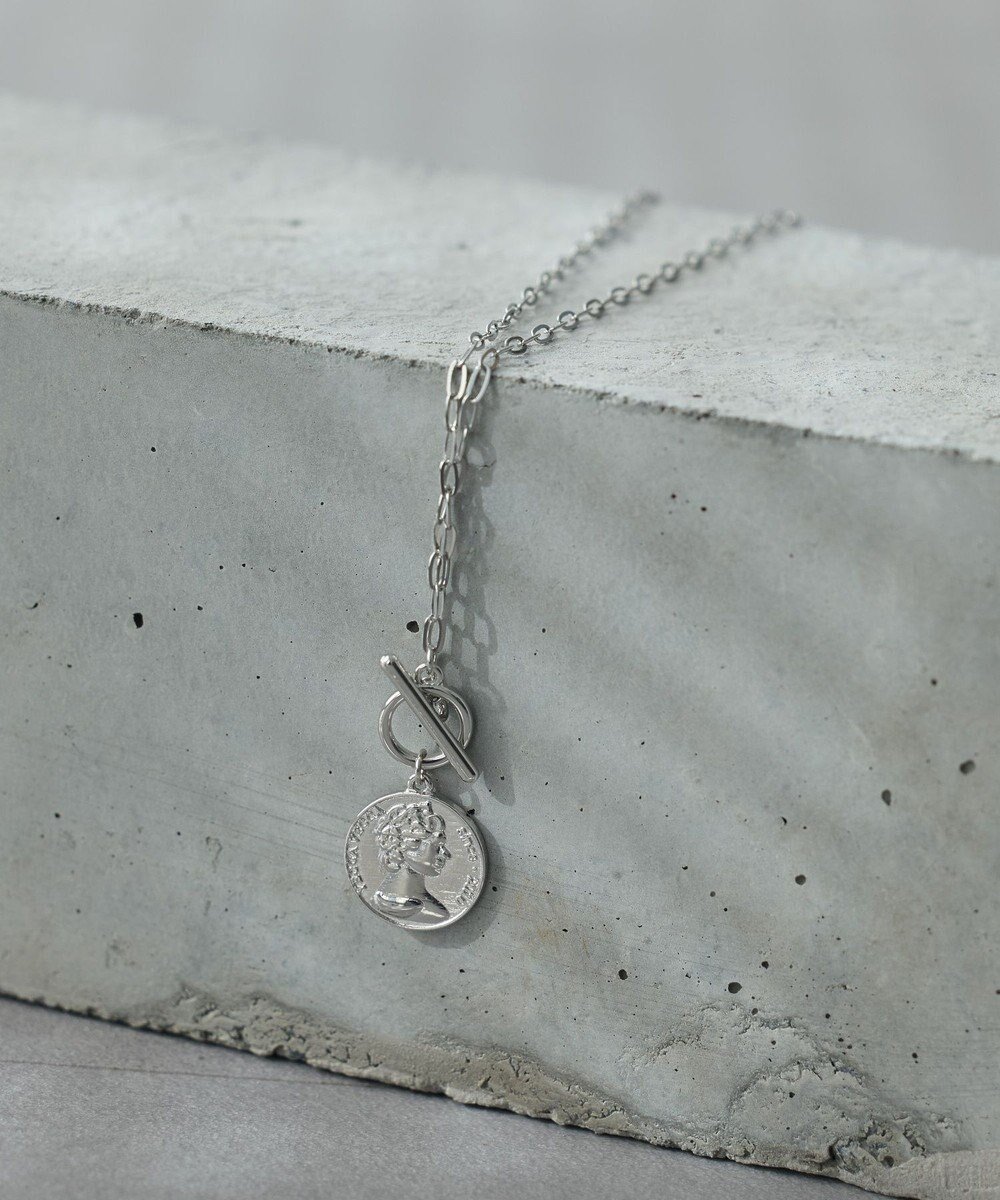 【イェッカ ヴェッカ/YECCA VECCA】のコインマンテルネックレス インテリア・キッズ・メンズ・レディースファッション・服の通販 founy(ファニー) 　ファッション　Fashion　レディースファッション　Fashion for Women　ジュエリー　Jewelry　ネックレス　Necklaces & Pendants　アクセサリー　Fashion Accessories　コイン　Coin, Coin Design　シンプル　Simple, Minimal　チェーン　Chain, Chain Strap　ネックレス　Necklace, Pendant Necklace　モチーフ　Motif, Design Theme　Silver|ID: prp329100004850562 ipo3291000000035548467