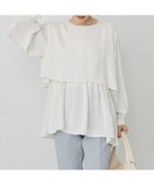 【アメリカンホリック/AMERICAN HOLIC】の【イージーケア】Wクロスティアードブラウス Off White|ID: prp329100004850566 ipo3291000000035629421