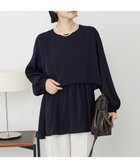 【アメリカンホリック/AMERICAN HOLIC】の【イージーケア】Wクロスティアードブラウス Dark Navy|ID: prp329100004850566 ipo3291000000035629423