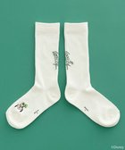 【アースミュージックアンドエコロジー/earth music&ecology】のDisney/アソート刺繍入り靴下 グリーン|ID: prp329100004850576 ipo3291000000035548523