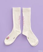 【アースミュージックアンドエコロジー/earth music&ecology】のDisney/アソート刺繍入り靴下 ラベンダー|ID: prp329100004850576 ipo3291000000035548525