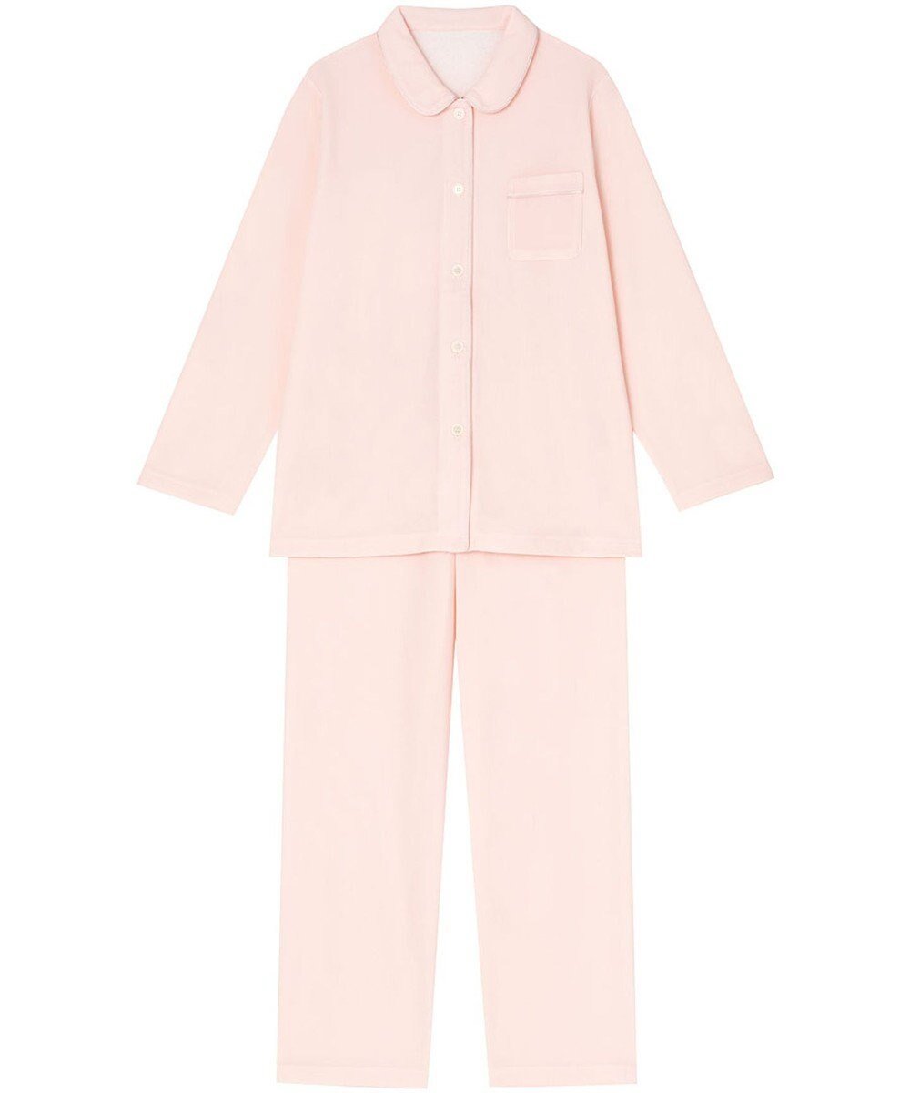 【ウィング/Wing】の【パジャマ】 長袖・長ズボン 綿100%(表側・肌側) パイル素材(肌側) ウイング/ワコール EP8092 インテリア・キッズ・メンズ・レディースファッション・服の通販 founy(ファニー) 　ファッション　Fashion　レディースファッション　Fashion for Women　トップス・カットソー　Cut & Sew Tops　シンプル　Simple, Minimal　センター　Center, Center Line　長袖　Long Sleeve, Full Sleeve　パイピング　Piping, Trim Design　パジャマ　Pajamas, Sleepwear　ピンク|ID: prp329100004850602 ipo3291000000035548628