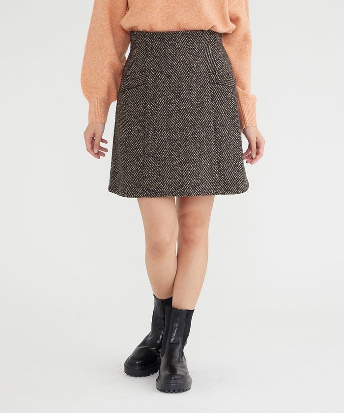 【フェルゥ/Feroux】の【古畑星夏さん着用】ヘリンボンハイウエストミディ スカート インテリア・キッズ・メンズ・レディースファッション・服の通販 founy(ファニー) https://founy.com/ ファッションモデル・俳優・女優 Models 女性 Women 古畑星夏 Furuhata Seika ファッション Fashion レディースファッション Fashion for Women スカート Skirts クラシック Classic, Timeless Style ポケット Pocket, Pocket Detail 夏 Summer A/W・秋冬 Autumn/Winter |ID: prp329100004850604 ipo3291000000035548638