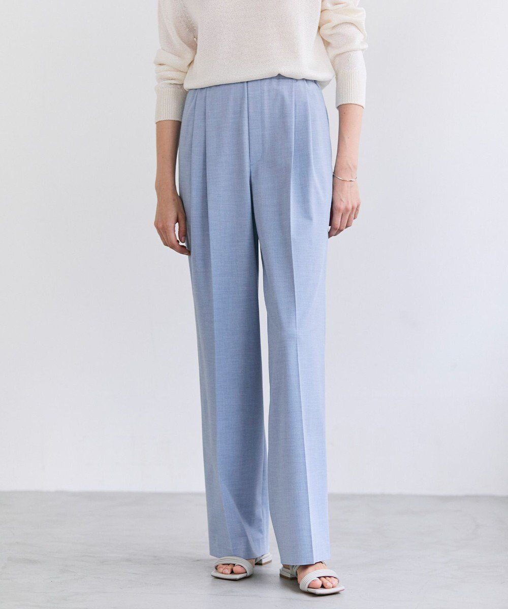 【ベイジ,/BEIGE,】のAPOPHY / ステッチディテールイージータックパンツ インテリア・キッズ・メンズ・レディースファッション・服の通販 founy(ファニー) 　ファッション　Fashion　レディースファッション　Fashion for Women　パンツ　Pants & Trousers　ギャザー　Gathered, Ruffled　ジャケット　Jacket, Outerwear　セットアップ　Set-Up, Coordinated Outfit　センター　Center, Center Line　フランス　France, French　ワイド　Wide, Wide Fit　ビジネス 仕事 通勤　Business / Work / Commuting　夏　Summer　S/S・春夏　SS, Spring/Summer, Warm Season　A/W・秋冬　Autumn/Winter　Sax|ID: prp329100004850621 ipo3291000000035548752