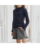 【組曲 / KIDS/KUMIKYOKU】の【110-140㎝】リブニット ネイビー×オフ系|ID: prp329100004850636 ipo3291000000035555935