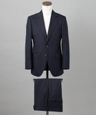 【五大陸/gotairiku / MEN】の横に伸びる【TasmaniaWool/タマニアウール】ストレッチ スーツ(ネイビーストライプ) ネイビー系1|ID: prp329100004850648 ipo3291000000035556214