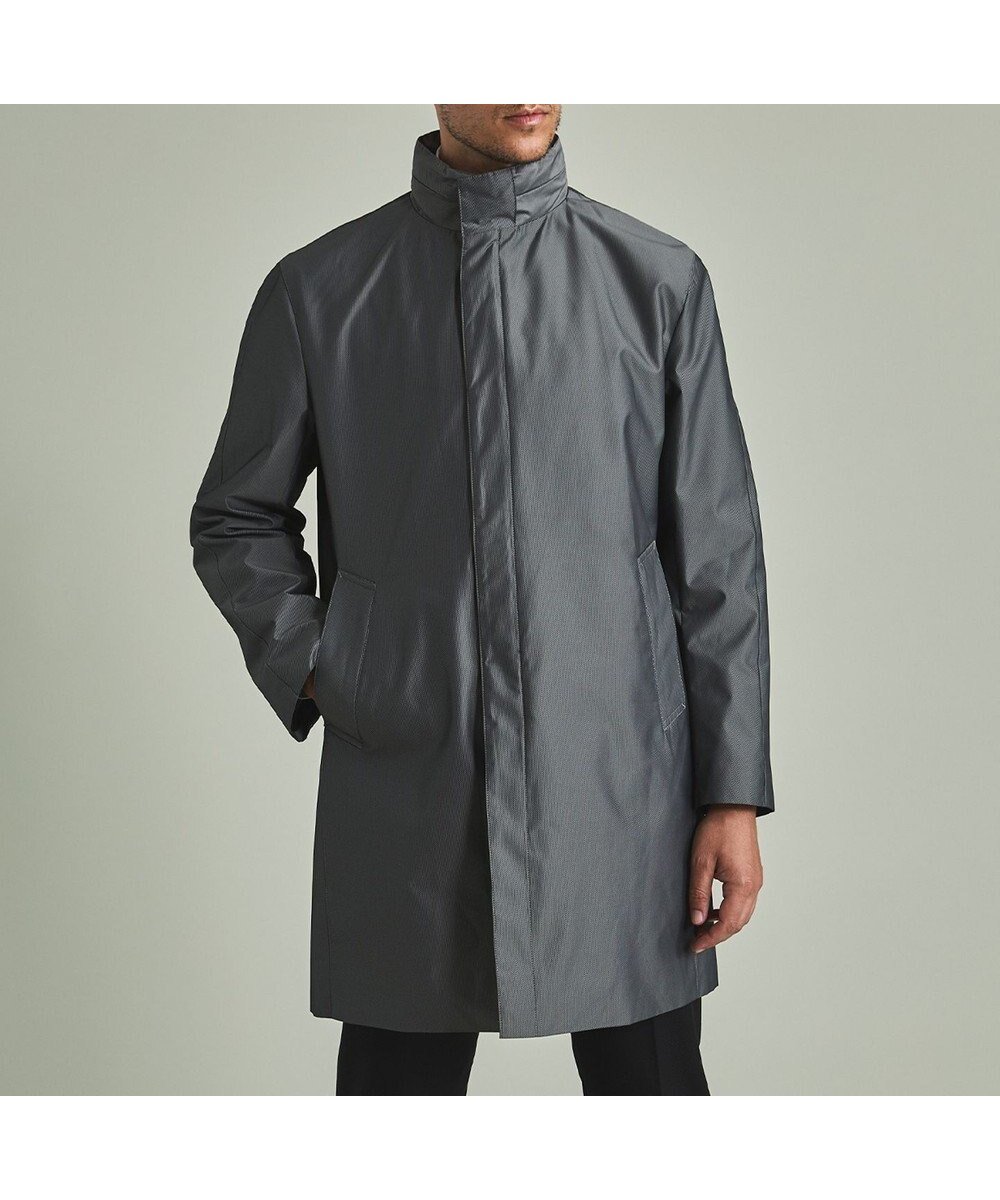 【五大陸/gotairiku / MEN】の【防水/軽量/シワになりにくい】ラスタードビーメモリーラミネーションコート_スタンドカラー(24年モデル) インテリア・キッズ・メンズ・レディースファッション・服の通販 founy(ファニー) ファッション Fashion メンズファッション Fashion for Men アウター Men's Coats Outerwear インナー Innerwear シンプル Simple, Minimal ジャケット Jacket, Outerwear スタンド Stand Collar, Upright Stand ダウン Down, Puffer ビジネス 仕事 通勤 Business / Work / Commuting 冬 Winter / This Winter 定番 Standard, Basic Item 春 Spring A/W・秋冬 Autumn/Winter 軽量 Lightweight, Ultra Light グレー系8|ID: prp329100004850649 ipo3291000000035556241