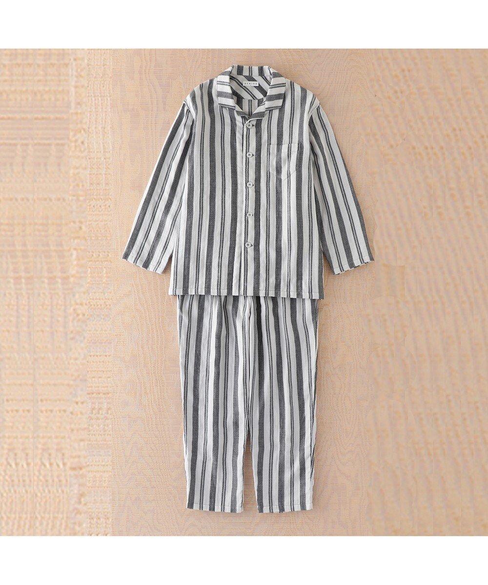 【ウチノ/UCHINO / MEN】のマシュマロガーゼシックシンストライプメンズパジャマ 人気、トレンドファッション・服の通販 founy(ファニー) 　ファッション　Fashion　メンズファッション　Fashion for Men　吸水　Absorbent, Quick-Dry　シンプル　Simple, Minimal　スタンダード　Standard, Basic　ストライプ　Stripe, Striped Pattern　バランス　Balance, Style Balance　パジャマ　Pajamas, Sleepwear　プレミアム　Premium, High-End　ベーシック　Basic, Essential　ロング　Long, Long-Length　 other-1|ID: prp329100004850660 ipo3291000000035556559