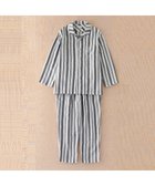 【ウチノ/UCHINO / MEN】のマシュマロガーゼシックシンストライプメンズパジャマ ダークブルー|ID: prp329100004850660 ipo3291000000035556562