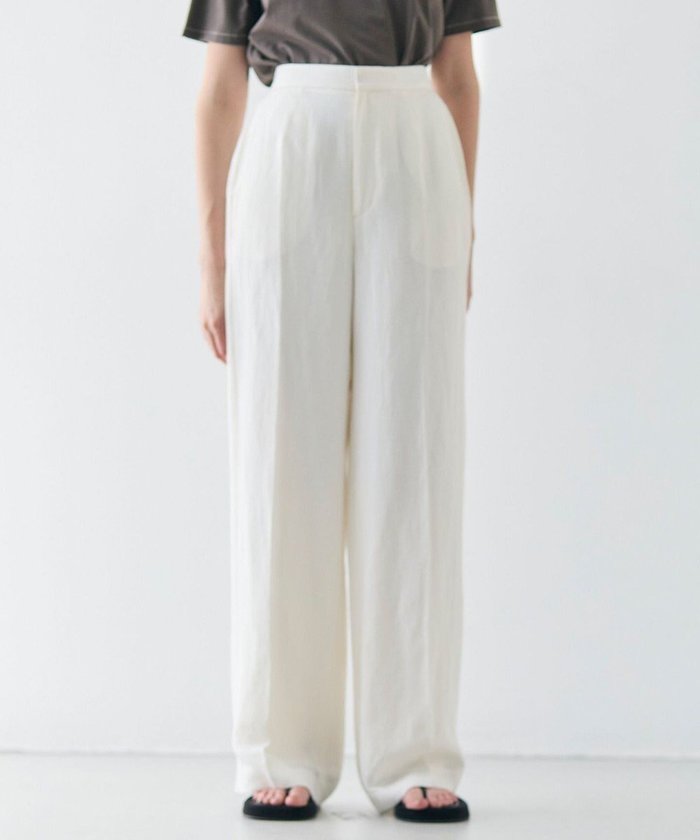 【ベイジ,/BEIGE,】の【洗える】BERNARD / リネンストレートフルレングスパンツ インテリア・キッズ・メンズ・レディースファッション・服の通販 founy(ファニー) https://founy.com/ ファッション Fashion レディースファッション Fashion for Women パンツ Pants & Trousers ストレート Straight, Straight Cut ブルゾン Blouson, Bomber Jacket マニッシュ Mannish, Boyish リネン Linen, Linen Fabric ワッシャー Washer, Crinkled Finish エレガント 上品 Elegant 夏 Summer 春 Spring S/S・春夏 SS, Spring/Summer, Warm Season 洗える Machine Washable |ID: prp329100004850680 ipo3291000000035556972