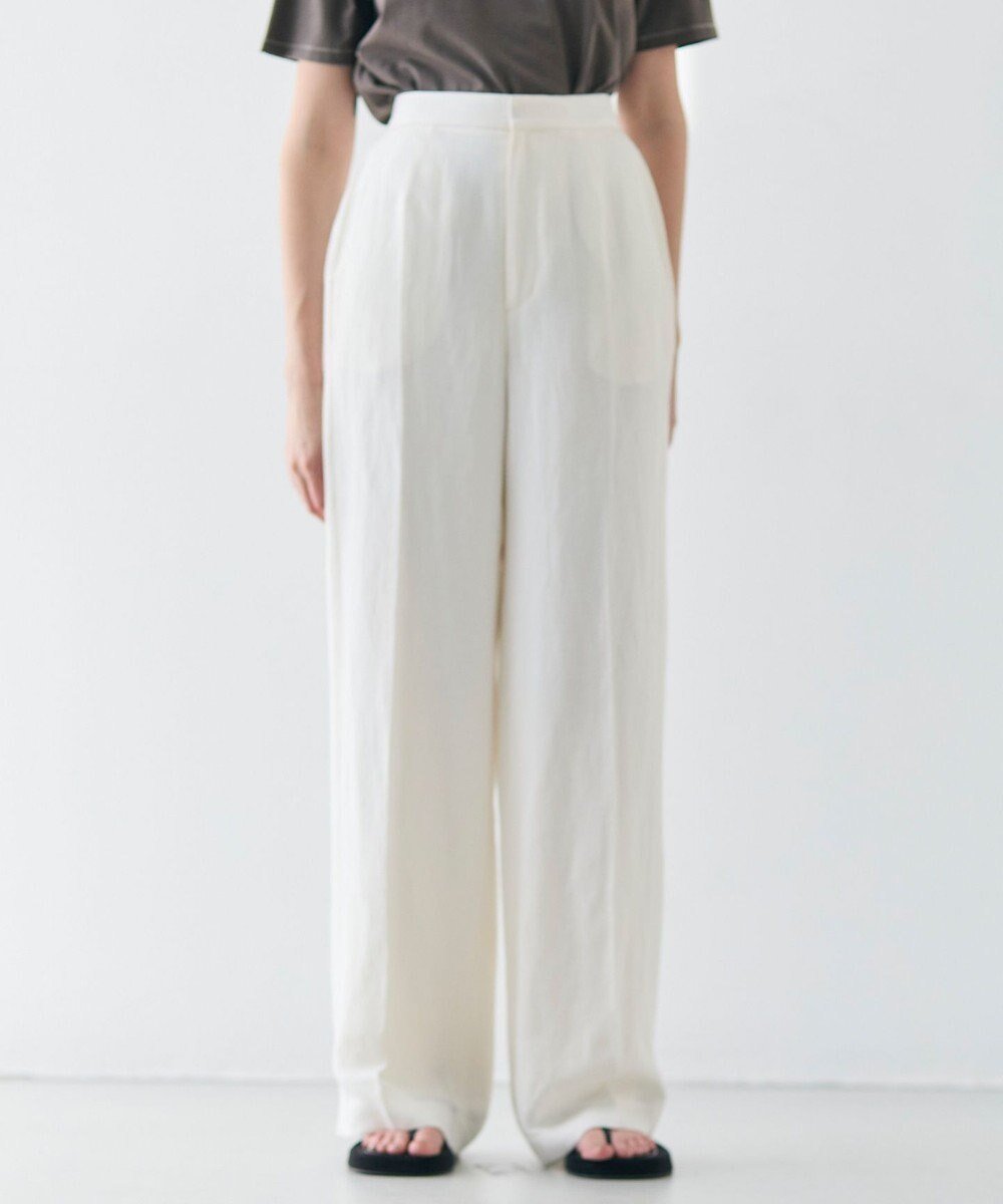 【ベイジ,/BEIGE,】の【洗える】BERNARD / リネンストレートフルレングスパンツ 人気、トレンドファッション・服の通販 founy(ファニー) 　ファッション　Fashion　レディースファッション　Fashion for Women　パンツ　Pants & Trousers　ストレート　Straight, Straight Cut　ブルゾン　Blouson, Bomber Jacket　マニッシュ　Mannish, Boyish　リネン　Linen, Linen Fabric　ワッシャー　Washer, Crinkled Finish　エレガント 上品　Elegant　夏　Summer　春　Spring　S/S・春夏　SS, Spring/Summer, Warm Season　洗える　Machine Washable　 other-1|ID: prp329100004850680 ipo3291000000035556972