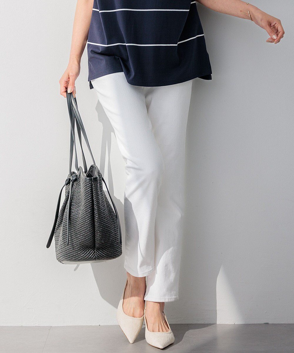 【23区/NIJYUSANKU】の【CLASSY.6月号掲載】23区DENIM ボーイフィット パンツ インテリア・キッズ・メンズ・レディースファッション・服の通販 founy(ファニー) 　雑誌掲載アイテム　Magazine Picks & Fashion Features　ファッション雑誌　Fashion Magazines　クラッシィ　CLASSY.　ファッション　Fashion　レディースファッション　Fashion for Women　パンツ　Pants & Trousers　デニムパンツ・ジーンズ・美脚デニム　Denim Jeans & Pants　ヴィンテージ　Vintage Style　シルケット　Silket, Silky Cotton　ジャケット　Jacket, Outerwear　ジーンズ　Jeans, Denim Pants　スキニー　Skinny, Slim Fit　ストレッチ　Stretch, Stretchy Fabric　ストレート　Straight, Straight Cut　雑誌　Magazine, Fashion Magazine　デニム　Denim, Jeans Material　定番　Standard, Basic Item　フィット　Fit, Slim Fit　6月号　June Issue, Jun. Edition　A/W・秋冬　Autumn/Winter　S/S・春夏　SS, Spring/Summer, Warm Season　夏　Summer　2023春夏・S/S　Spring/Summer 2023 SS23　2023年　2023　ホワイト系|ID: prp329100004850683 ipo3291000000035557051