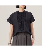 【自由区/JIYU-KU】の【洗える】ソフトリネンフリルディティール ブラウス 人気、トレンドファッション・服の通販 founy(ファニー) ファッション Fashion レディースファッション Fashion for Women トップス・カットソー Cut & Sew Tops シャツ・ブラウス・オフィスカジュアル Elegant Blouses & Button-Ups おすすめ Recommended / Our Picks シアー Sheer, See-Through スリーブ Sleeve, Long Sleeve / Short Sleeve ドレープ Drape, Draping Fabric バランス Balance, Style Balance フレンチ French, French Style フロント Front, Front Design エレガント 上品 Elegant 夏 Summer 春 Spring S/S・春夏 SS, Spring/Summer, Warm Season 洗える Machine Washable thumbnail ネイビー|ID: prp329100004850690 ipo3291000000035557320