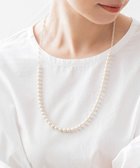 【ピッシェアンス/Pisceans】のコットンパール フィガロチェーンネックレス マットシルバー|ID: prp329100004850710 ipo3291000000035558265