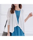 【ティアクラッセ/Tiaclasse】の【洗える】ドレープカーディガン オフホワイト|ID: prp329100004850734 ipo3291000000035559197