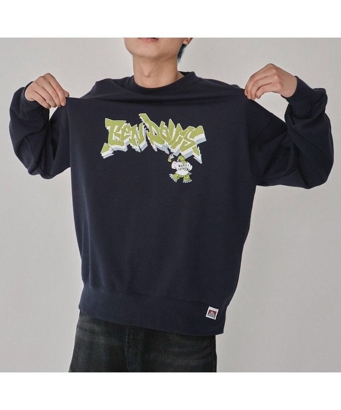 【ウィゴー/WEGO】の【ユニセックス着用ITEM/MLサイズ展開】別注BENDAVISバブルロゴプルオーバー インテリア・キッズ・メンズ・レディースファッション・服の通販 founy(ファニー) https://founy.com/ ファッション Fashion レディースファッション Fashion for Women トップス・カットソー Cut & Sew Tops レディースパーカー・カジュアルフーディー Casual Hoodies & Sweatshirts カジュアルプルオーバー・ニットトップス Pullovers & Knit Tops / Casual Pullovers スウェット・クルーネックトップス Sweatshirts & Crewnecks / Relaxed Fit Sweat Tops 春 Spring 秋 Autumn カーゴパンツ Cargo Pants, Utility Pants ショーツ Shorts, Short Pants ジーンズ Jeans, Denim Pants スウェット / スエット Sweatshirt, Sweatwear スポーツ Sports, Activewear スマホ Smartphone, Mobile Device デニム Denim, Jeans Material トレンド Trend, Trending Now パターン Pattern, Design Print フロント Front, Front Design プリント Print, Printed Pattern ベーシック Basic, Essential 別注 Limited Edition, Custom Order リラックス Relax, Relaxed Fit ワーク Workwear, Utility Style 冬 Winter / This Winter S/S・春夏 SS, Spring/Summer, Warm Season おすすめ Recommended / Our Picks 夏 Summer |ID: prp329100004850736 ipo3291000000035559359