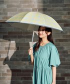 【ムーンバット/MOONBAT】の断熱パラソル 二階建て 晴雨兼用 テクスチャードット 日傘 遮熱 遮光 UV カナリア|ID: prp329100004850738 ipo3291000000036201047