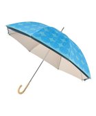 【ムーンバット/MOONBAT】の断熱パラソル 二階建て 晴雨兼用 テクスチャードット 日傘 遮熱 遮光 UV ターコイズブルー|ID: prp329100004850738 ipo3291000000036201049