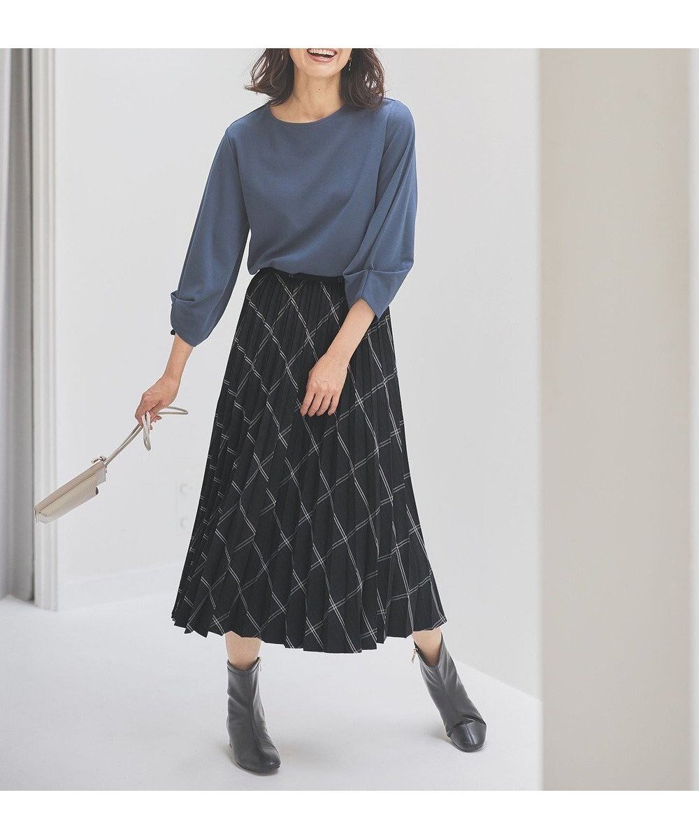 【エニー/ANY】の【10色展開/ウエストゴム】ウーリッシュフラノ プリーツスカート インテリア・キッズ・メンズ・レディースファッション・服の通販 founy(ファニー) 　ファッション　Fashion　レディースファッション　Fashion for Women　スカート　Skirts　プリーツスカート / 上品フェミニンスタイル　Pleated Skirts　人気　Popular, Best Seller　フェミニン　Feminine, Girly　フレア　Flare, Flared　プリーツ　Pleats, Pleated　A/W・秋冬　Autumn/Winter　エレガント 上品　Elegant　チャコールタータン|ID: prp329100004850750 ipo3291000000035560443