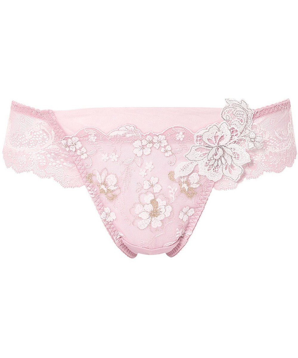 【ウィング/Wing】のTバックショーツ Wing Lesiage PB4010とペア 【後ろ姿きれいブラ】 はきこみ丈あさめ PF4012 ウイング/ワコール インテリア・キッズ・メンズ・レディースファッション・服の通販 founy(ファニー) 　ファッション　Fashion　レディースファッション　Fashion for Women　バッグ　Bags　アンダー　Underwear Essentials　ショーツ　Shorts, Short Pants　フロント　Front, Front Design　モチーフ　Motif, Design Theme　レース　Lace, Lace Fabric　ロマンピンク|ID: prp329100004850758 ipo3291000000035560690