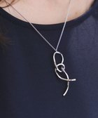 【ティアクラッセ/Tiaclasse】の【安田美沙子さん着用】ノベルツイストネックレス シルバー|ID: prp329100004850760 ipo3291000000035560803