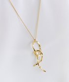 【ティアクラッセ/Tiaclasse】の【安田美沙子さん着用】ノベルツイストネックレス ゴールド|ID: prp329100004850760 ipo3291000000035560805