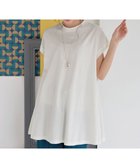 【ティアクラッセ/Tiaclasse】の【接触冷感】 フレンチスリーブフレアカットソー オフホワイト|ID: prp329100004850761 ipo3291000000035560821