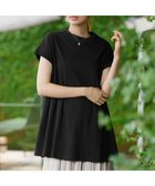 【ティアクラッセ/Tiaclasse】の【接触冷感】 フレンチスリーブフレアカットソー ブラック|ID: prp329100004850761 ipo3291000000035560824