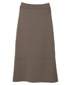 【クラフトスタンダードブティック/CRAFT STANDARD BOUTIQUE】のアンチピリングリブニットスカート Brown|ID: prp329100004850764 ipo3291000000035560963