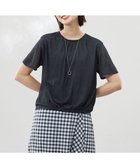 【ジェイ プレス/J.PRESS】の【洗える】ミラノ風天竺シアー カットソー ネイビー系|ID: prp329100004850802 ipo3291000000035561894