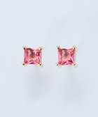 【フィービィー/phoebe】のシャインフレームスクエアピアス レッド レッド|ID: prp329100004850807 ipo3291000000035561998