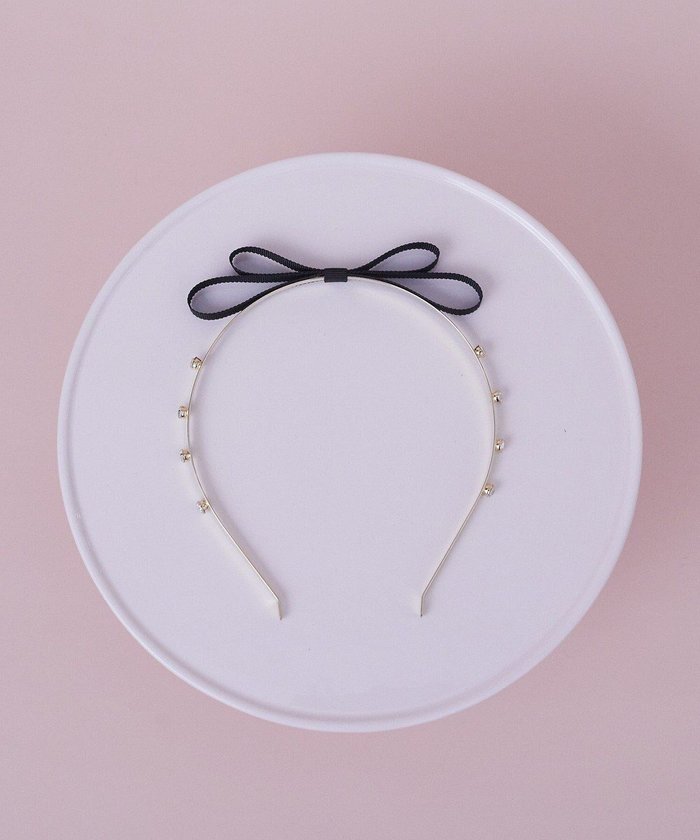 【メゾンドフルール/Maison de FLEUR】のグログランリボンメタルビジューカチューシャ インテリア・キッズ・メンズ・レディースファッション・服の通販 founy(ファニー) https://founy.com/ ファッション Fashion レディースファッション Fashion for Women シュシュ&ヘアアクセ/ヘアアレンジ Scrunchies & Hair Accessories 2026年 2026 おすすめ Recommended / Our Picks アクセサリー Fashion Accessories パーティ Party, Party Style ビジュー Bijou, Jewel-like Accent フィット Fit, Slim Fit ワンポイント One Point, Statement Accent |ID: prp329100004850818 ipo3291000000035562200