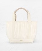 【トッカ/TOCCA】のGATHER TULLE TOTE キャンバストート 人気、トレンドファッション・服の通販 founy(ファニー) ファッション Fashion レディースファッション Fashion for Women バッグ Bags 2026年 2026 シンプル Simple, Minimal チュール Tulip, Tulip Motif トレンド Trend, Trending Now フェミニン Feminine, Girly フォルム Silhouette, Form ポケット Pocket, Pocket Detail ビジネス 仕事 通勤 Business / Work / Commuting 夏 Summer S/S・春夏 SS, Spring/Summer, Warm Season 財布 Wallet, Purse thumbnail アイボリー系|ID: prp329100004850819 ipo3291000000035562218